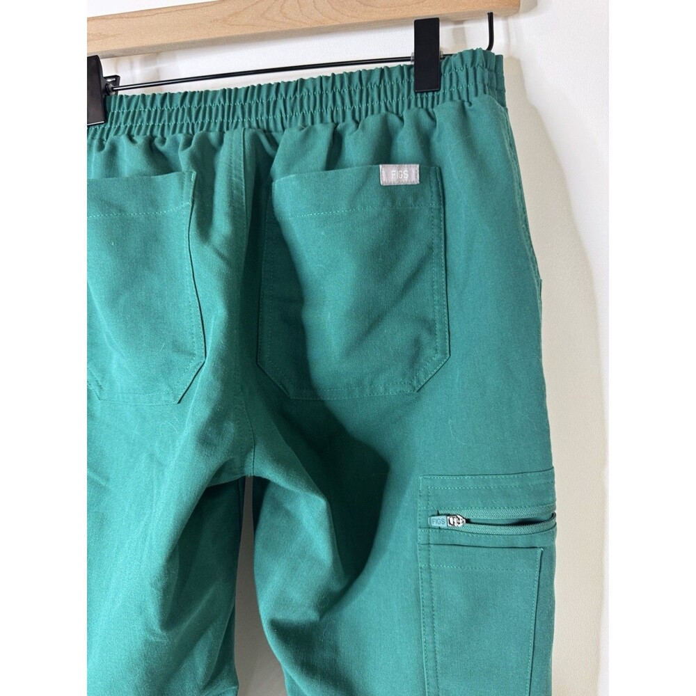 FIGS Women’s Green Set High Waisted Yola Skinny Scrub, Rafaella Oversized Top XS - Picture 4 of 13